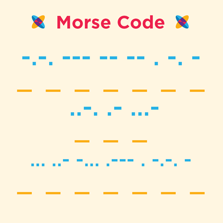 NMSI Morse Code Message